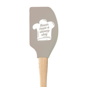 Spatulart Never Trust a Skinny Chef Spatula