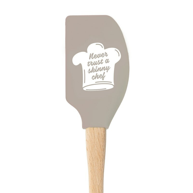 Spatulart Never Trust a Skinny Chef Spatula