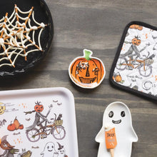 Load image into Gallery viewer, Halloween Spooktacular Dish Set | 9&quot; x 6.75&quot; Shaped Dishes (Set of 3) | Spooktacular Halloween Party Set
