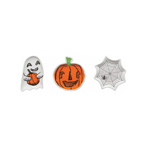 Halloween Spooktacular Dish Set | 9" x 6.75" Shaped Dishes (Set of 3) | Spooktacular Halloween Party Set
