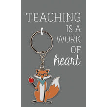 Load image into Gallery viewer, Keychain | Teaching Is A Work of Heart
