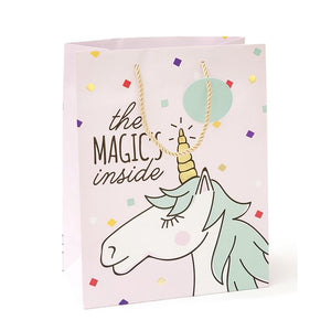 Unicorn Gift Bag | The Magic's Inside | Tissue paper included